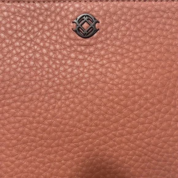 Dagne Dover Small Elle Clutch in Warm Dust Pink Mauve | NWT with Dust Bag - Picture 7 of 8